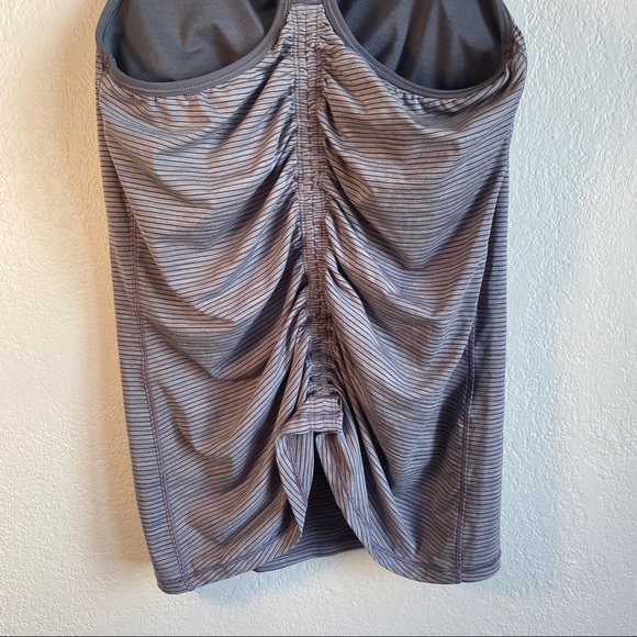 Lululemon Ruche Of Adrenaline Tank Gray Size 4 - Picture 7 of 14